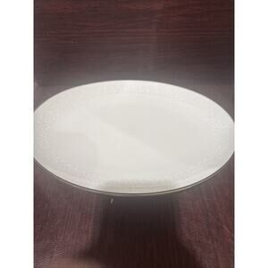 Vtg Noritake Ivory Japan Lorelei 7541 Plat. Trim Serving Platter